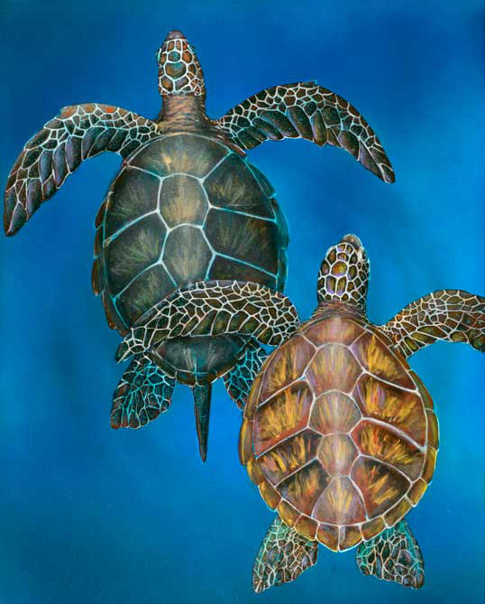 Painting by Bill Myrick: Forever Together Painting by Bill Myrick: Forever Together